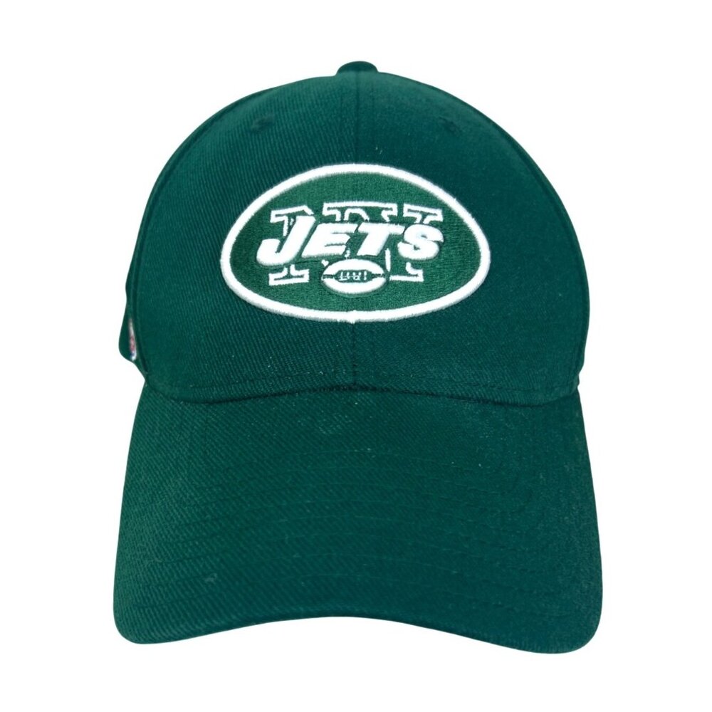 Vintage New York Jets NFL Reebok Authentic Sideline Football Hat Cap Green Embro